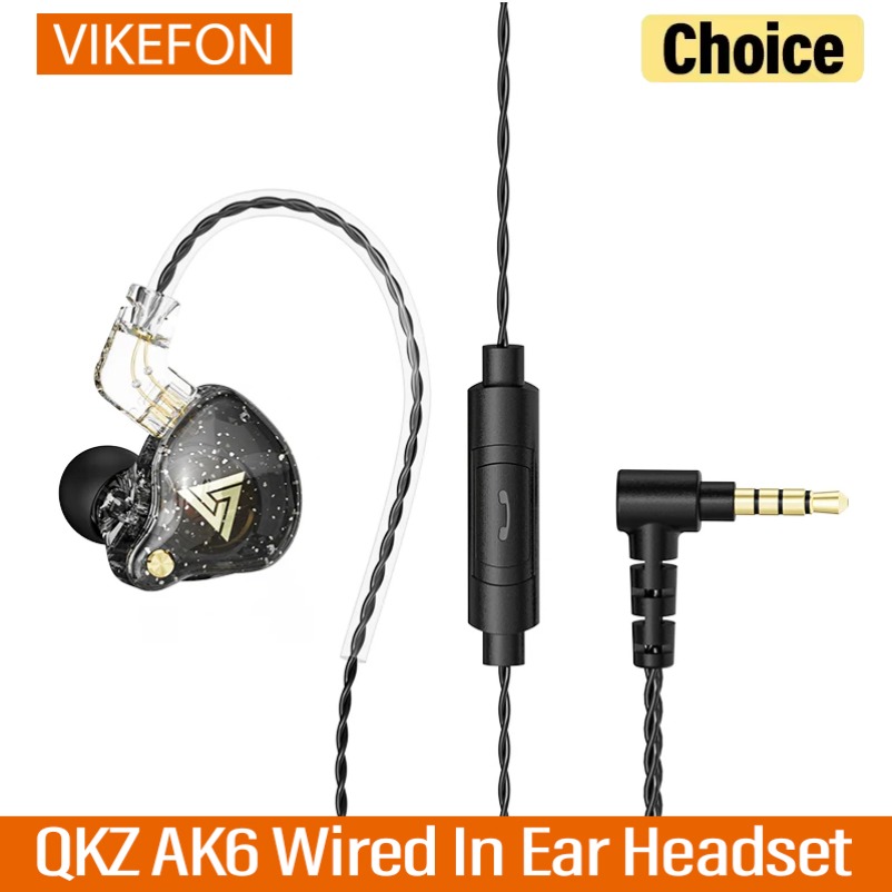 In Ear Monitors For Singers - QKZ AK6 Pro インイヤーモニター 有線ヘッドホン 銅ドライバー