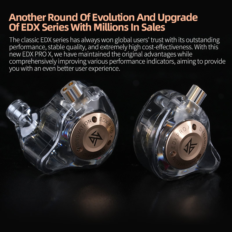 KZ EDX Pro X ダイナミック ドライビング ヘッド - In Ear Monitors For Singers のレビューと価格