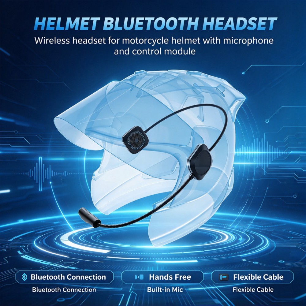 バイク用Bluetoothヘルメットヘッドセット。ハンズフリ - Speakers のレビューと価格