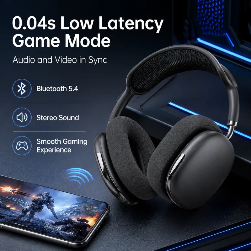 オーバーイヤーANCワイヤレスBluetoothヘッドホン  - Anc Wireless Over Ear Headphones のレビューと価格