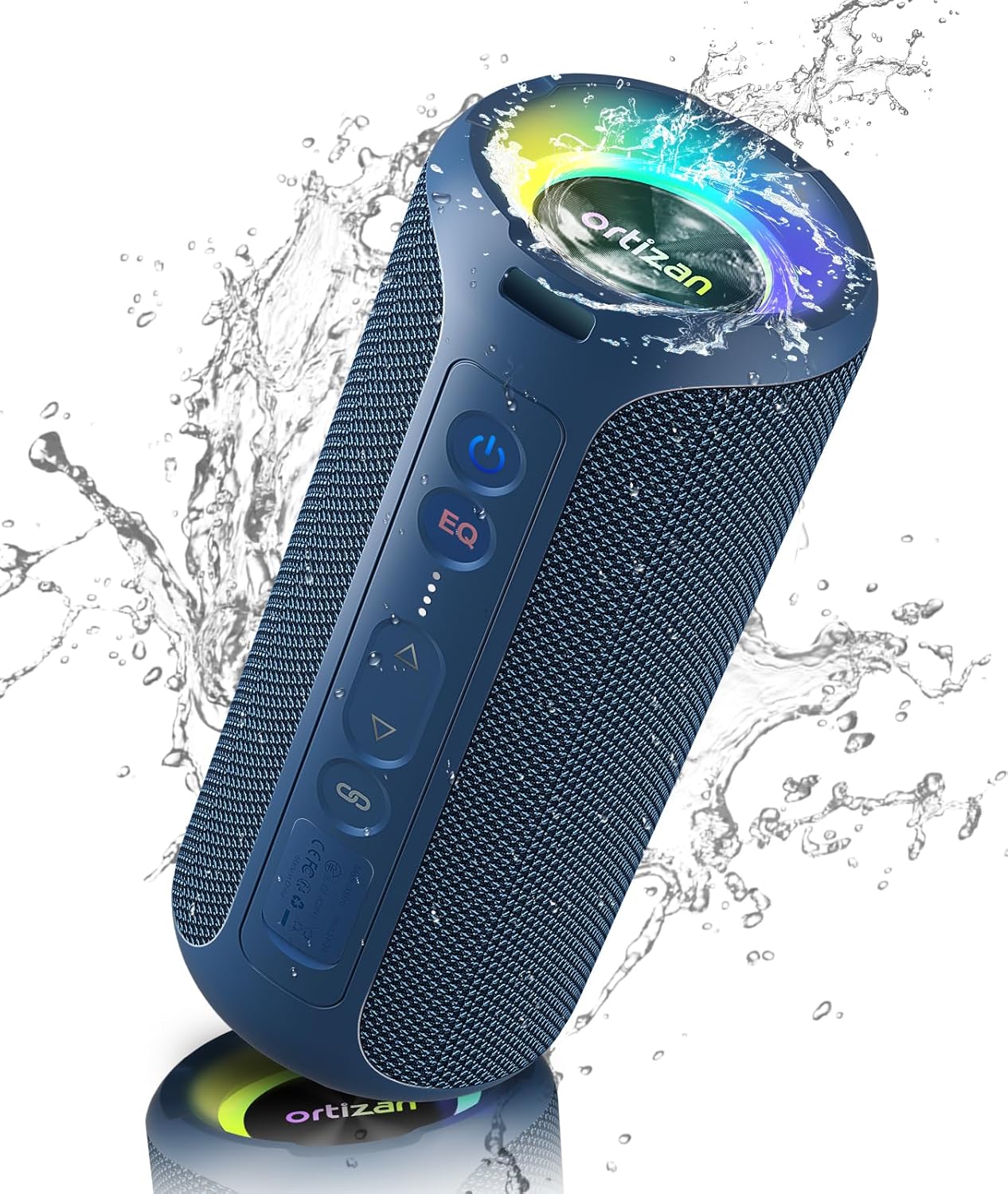 Ortizan-Bluetooth 5.3ワイヤレススピーカ - Portable Bluetooth Speaker Waterproof Ipx7 のレビューと価格