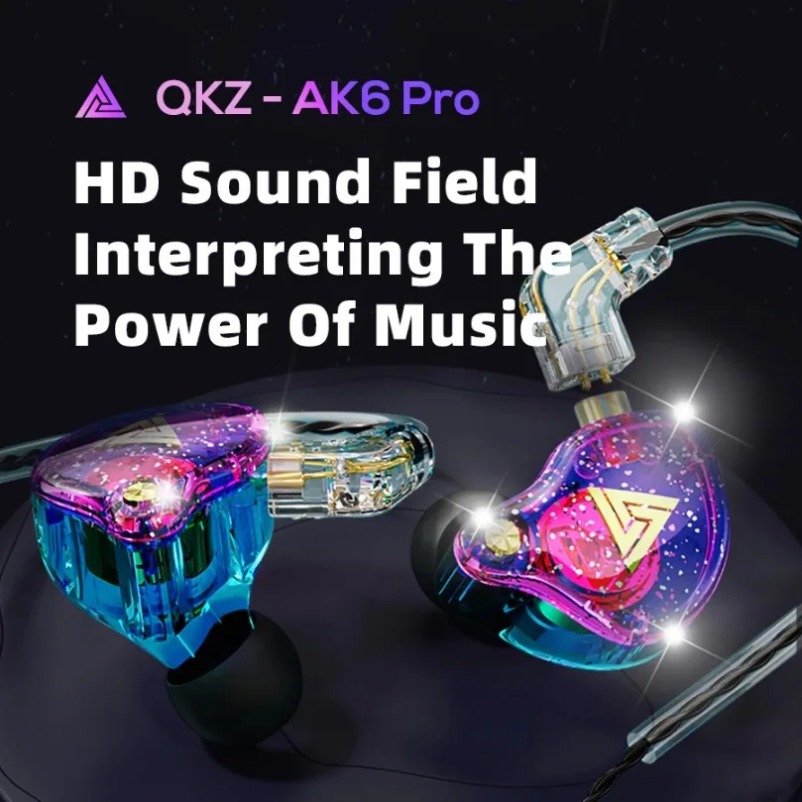 QKZ AK6 Pro インイヤーモニター 有線ヘッドホン  - In Ear Monitors For Singers のレビューと価格