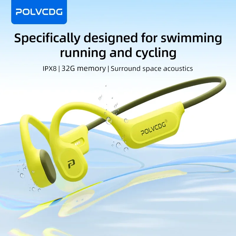 POLVCDG X9 骨伝導スイミングイヤホン 32G IP - Type C Wired Earphones With Mic のレビューと価格