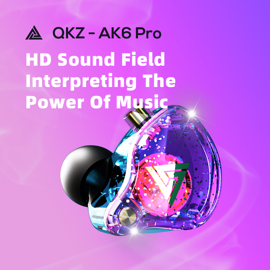 QKZ オリジナル AK6 プロ EDX プロインイヤーモニ - In Ear Monitors For Singers のレビューと価格