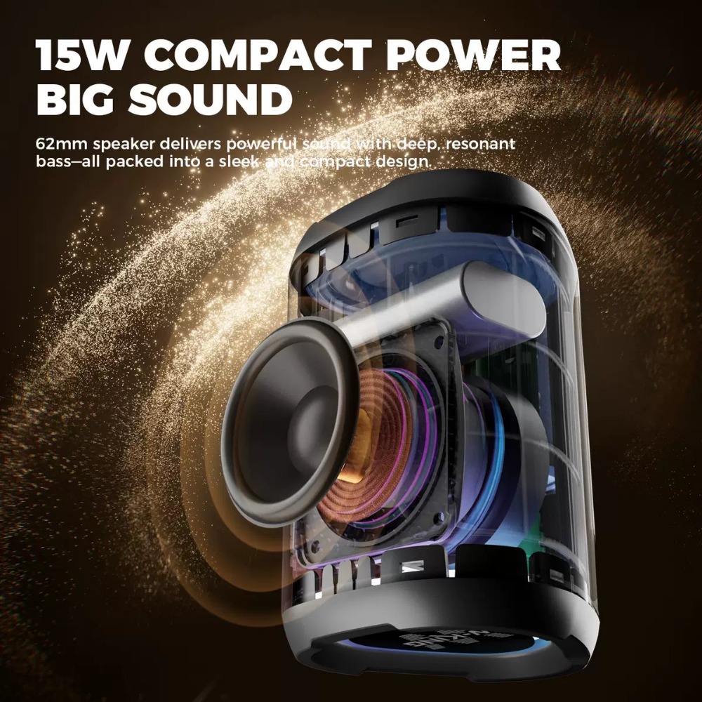 W-KING D110 ワイヤレススピーカー、重低音、RGB - Portable Bluetooth Speaker Waterproof Ipx7 のレビューと価格