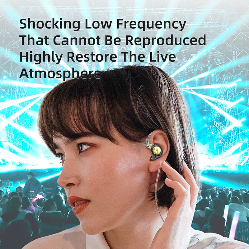 Kz edxプロダイナミックイヤホンハイファイ低音イヤホンイ - Type C Wired Earphones With Mic のレビューと価格